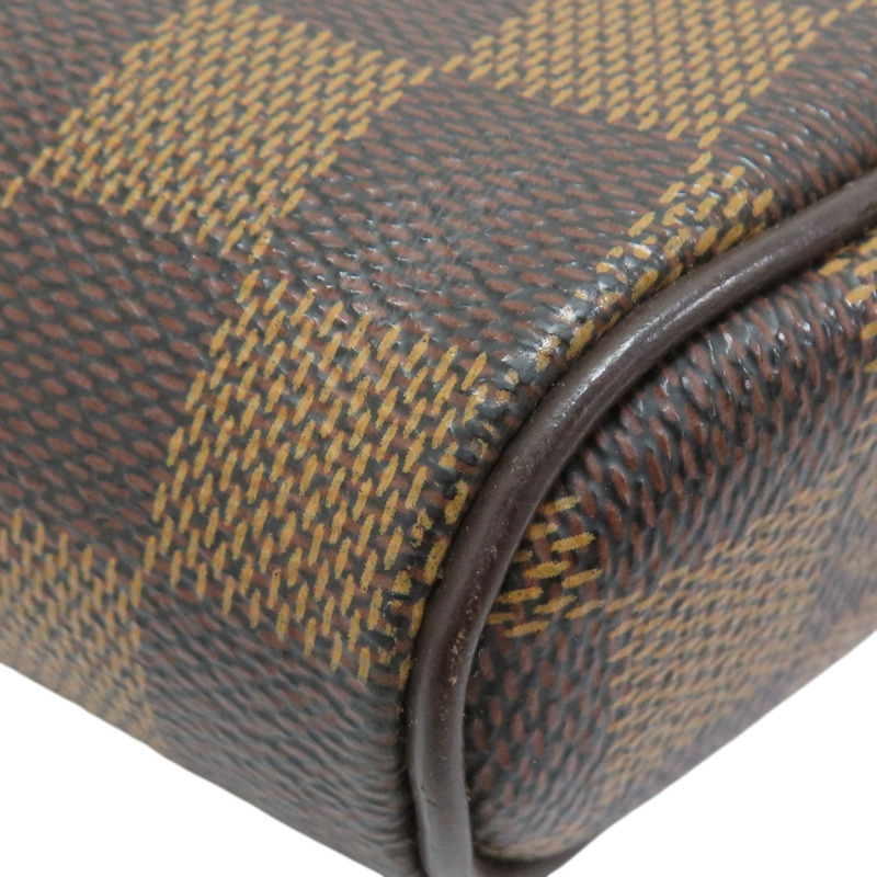 棕色 棋盤格 帆布 Pochette Ipanema 肩背包 N51296-11