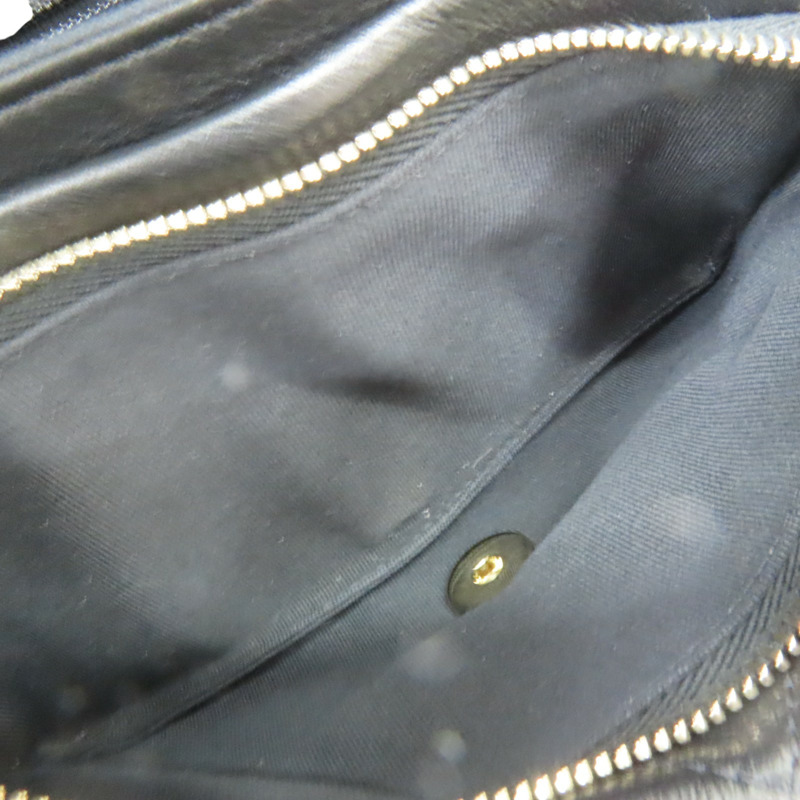 黑色 羊皮 鍊帶 肩背包 金扣-5