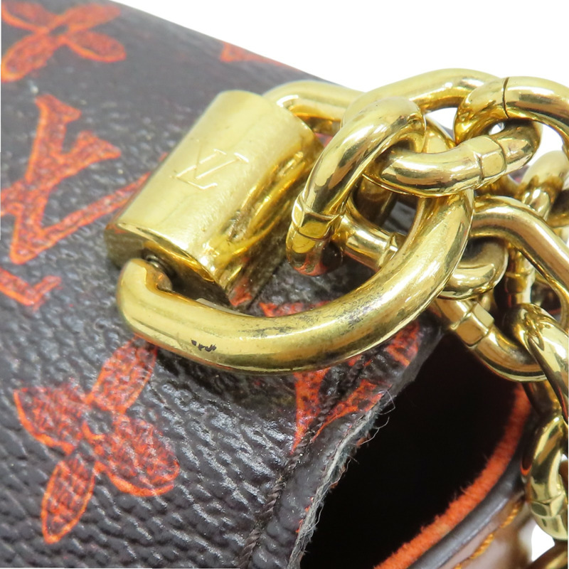 棕色 原花 牛皮 Catogram Twist 肩背包【LOUIS VUITTON LV 路易威登】 M44408-19