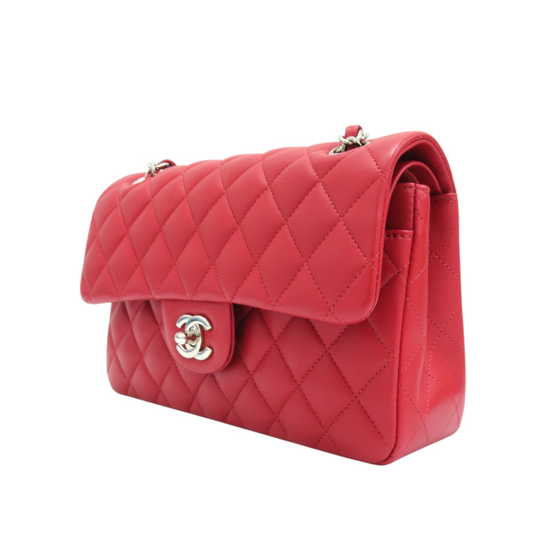 紅色牛皮 COCO 23 鍊帶肩背包 A01113-2