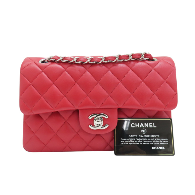 紅色牛皮 COCO 23 鍊帶肩背包 A01113-9