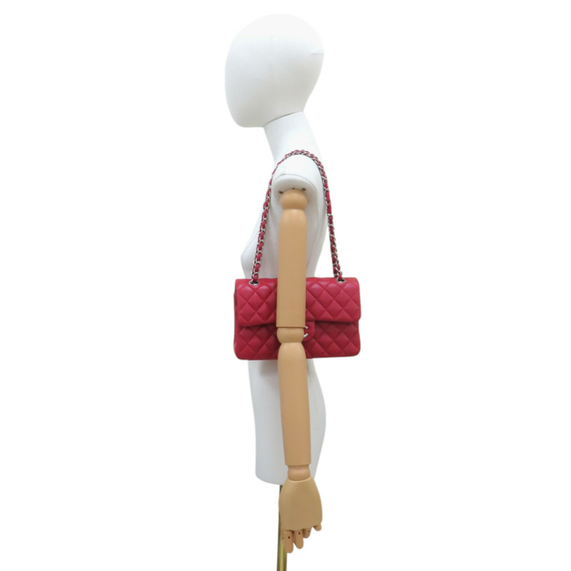 紅色牛皮 COCO 23 鍊帶肩背包 A01113-10