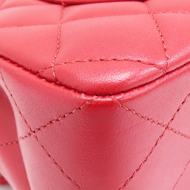 紅色牛皮 COCO 23 鍊帶肩背包 A01113-14