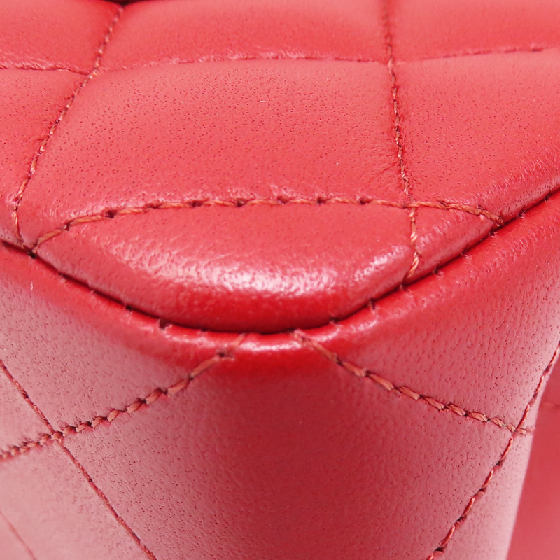 紅色牛皮 COCO 23 鍊帶肩背包 A01113-15