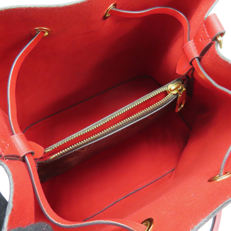 棕色 原花帆布 Neo Noe MM 水桶包 肩背包 M44021-4