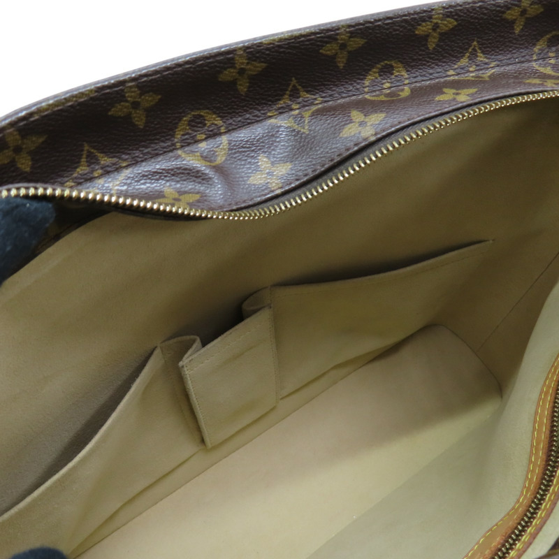 棕色 原花帆布 Luco Tote 肩背包 托特包 M51155-5