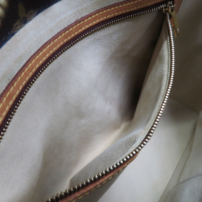 棕色 原花帆布 Luco Tote 肩背包 托特包 M51155-6