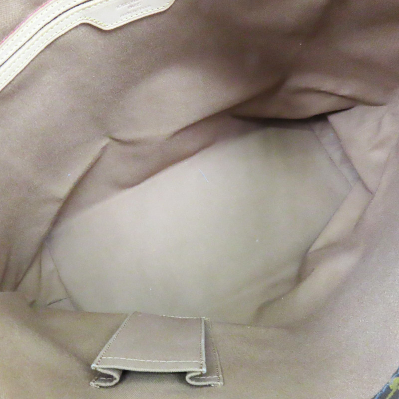 棕色 原花帆布 Cabas Mezzo 肩背包 M51151-4