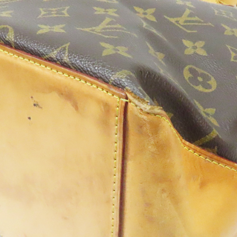 棕色 原花帆布 Cabas Mezzo 肩背包 M51151-13