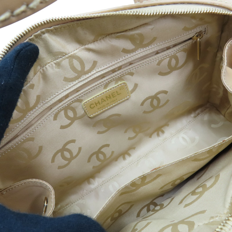棕色牛皮 Wild Stitch 手提包【CHANEL 香奈兒】-4