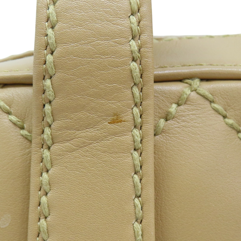 棕色牛皮 Wild Stitch 手提包【CHANEL 香奈兒】-16