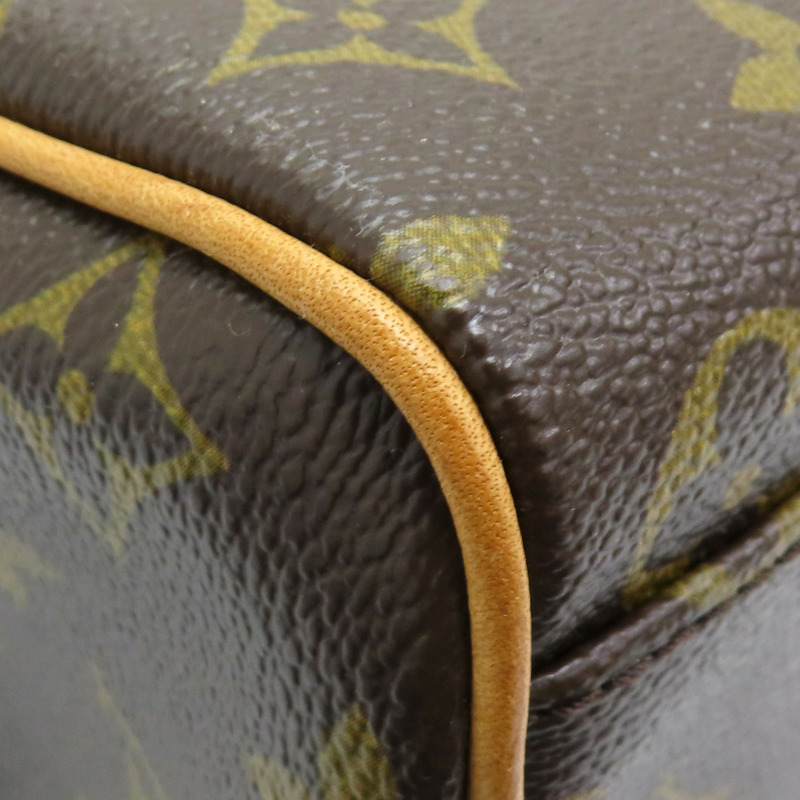 棕色 原花帆布 Abbesses 斜背包 M45257-15