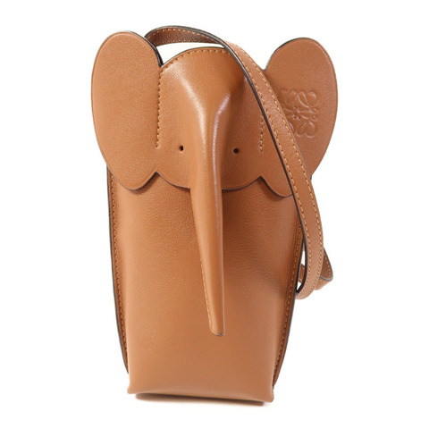 LOEWE 牛皮皮革Elephant Pocket肩背袋