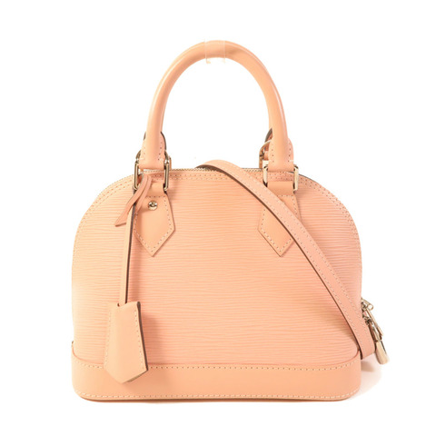 LOUIS VUITTON Epi Alma BB銀扣手挽肩背兩用袋