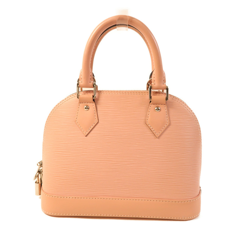 LOUIS VUITTON Epi Alma BB銀扣手挽肩背兩用袋-1