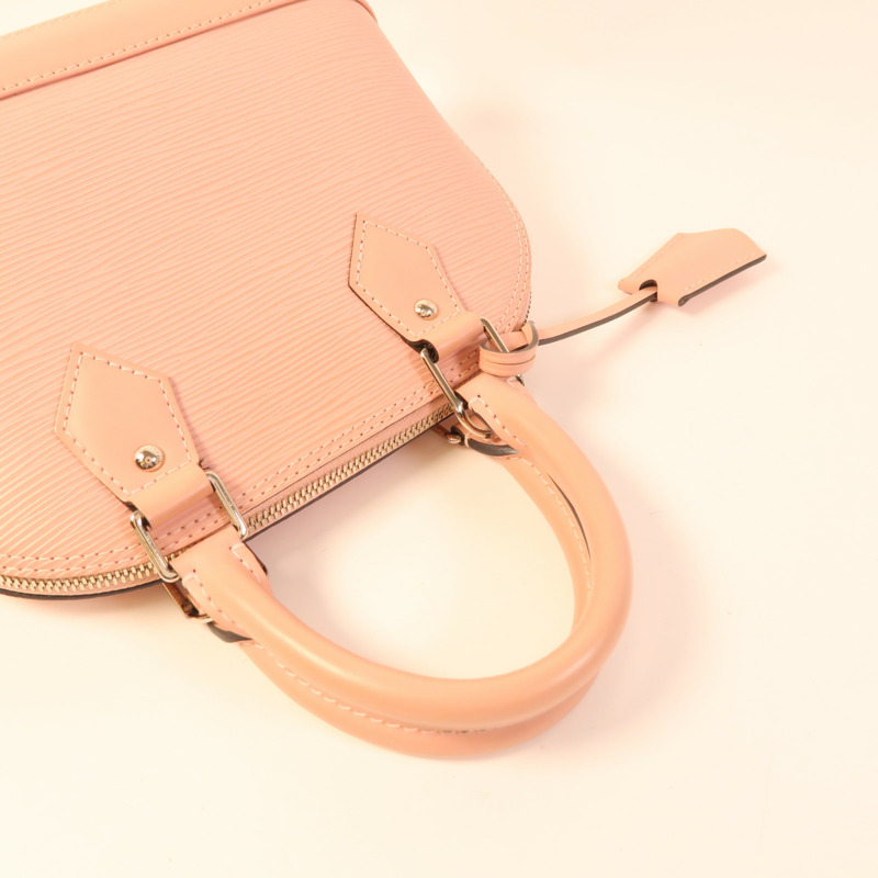 LOUIS VUITTON Epi Alma BB銀扣手挽肩背兩用袋-4