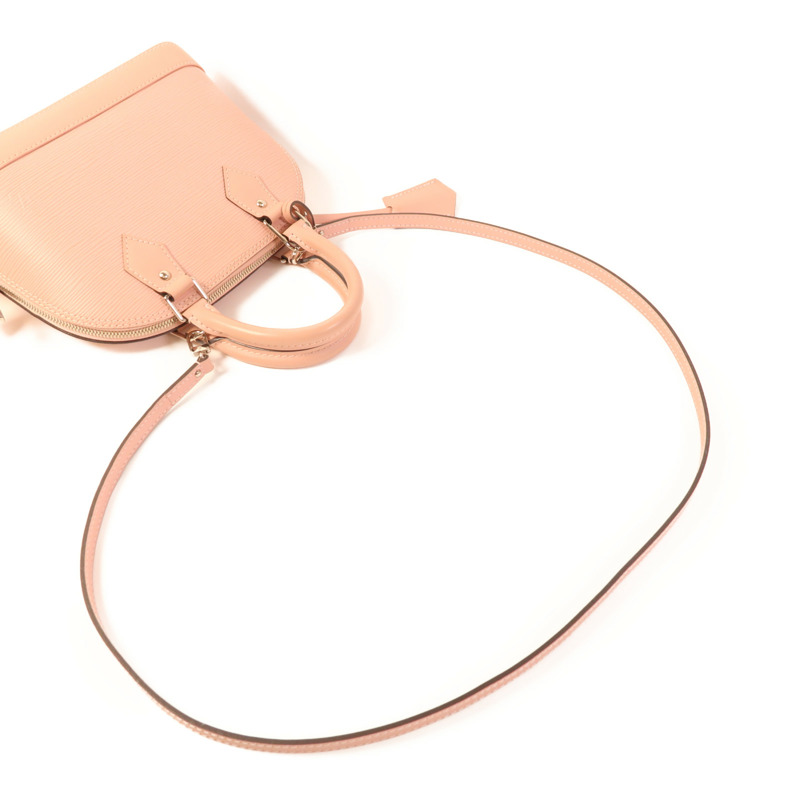 LOUIS VUITTON Epi Alma BB銀扣手挽肩背兩用袋-5