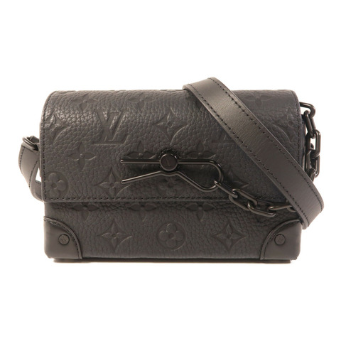 LOUIS VUITTON Monogram Taurillon Steamer Wearable Wallet扣肩背袋