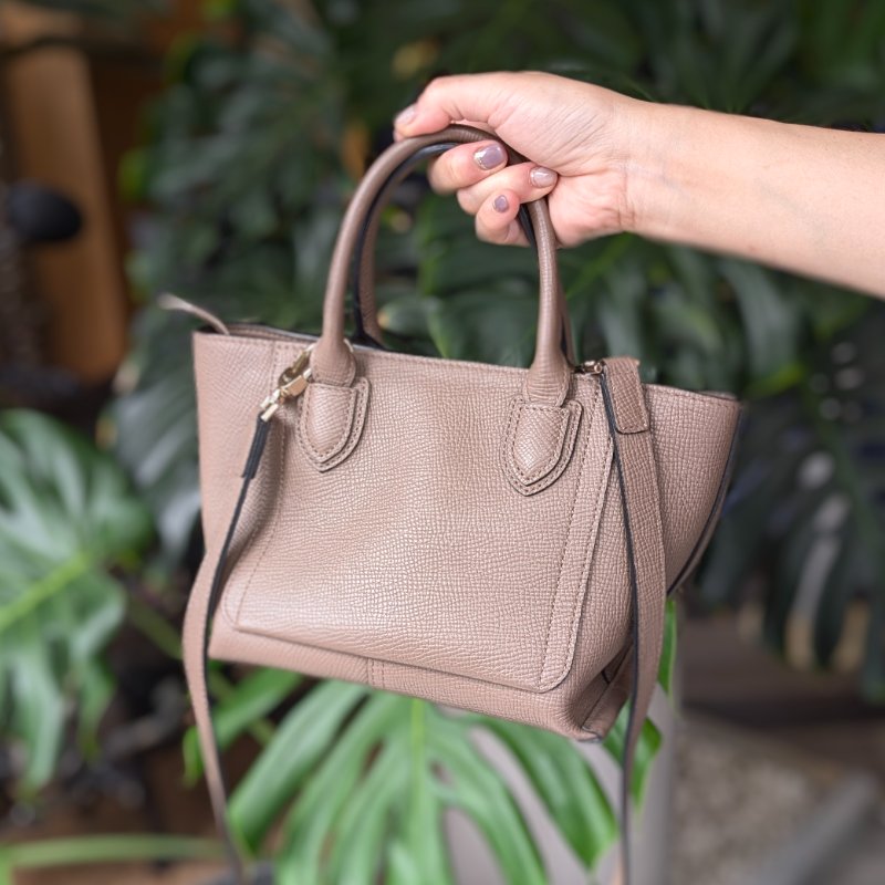 Longchamp Maibox 3用包-咖啡灰-1