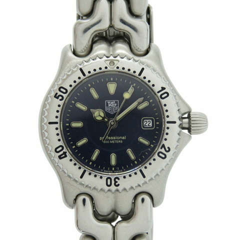 泰格豪雅 Cell WG1317-2 SS 海軍藍銀色石英腕錶 1495TAG HEUER