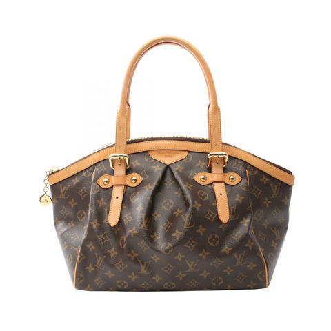 LOUIS VUITTON Tivoli GM 手提包 M40144 Monogram 帆布皮革棕色二手 LV