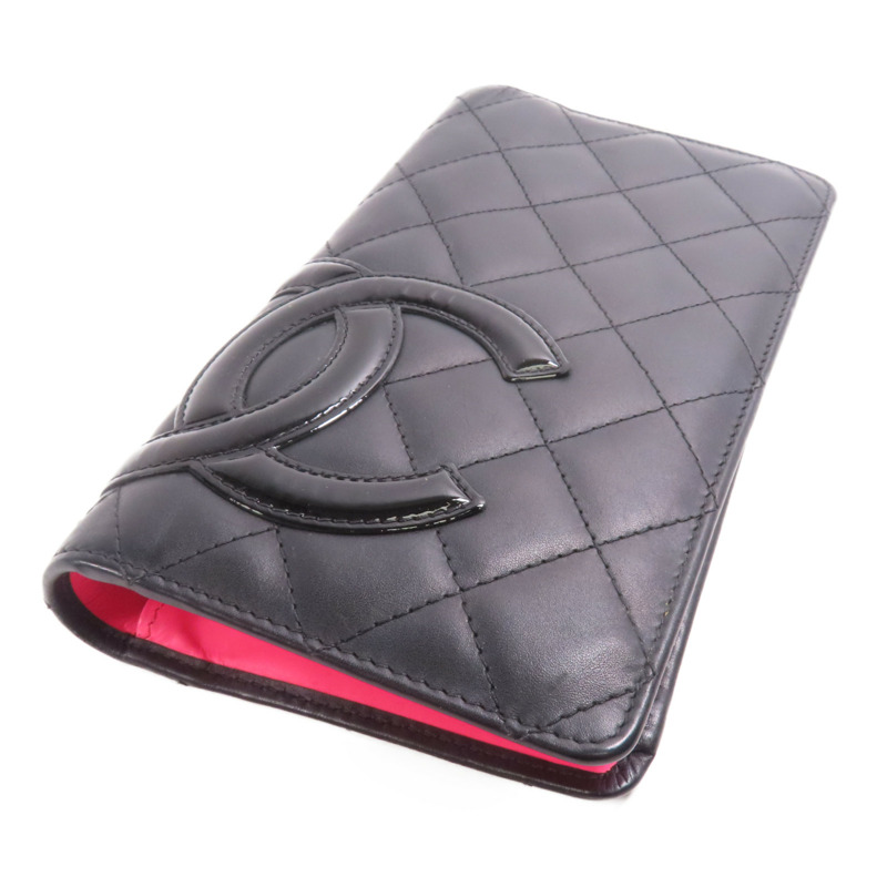 CHANEL 牛皮皮革Cambon Long Wallet長錢包-3