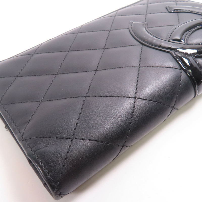CHANEL 牛皮皮革Cambon Long Wallet長錢包-6