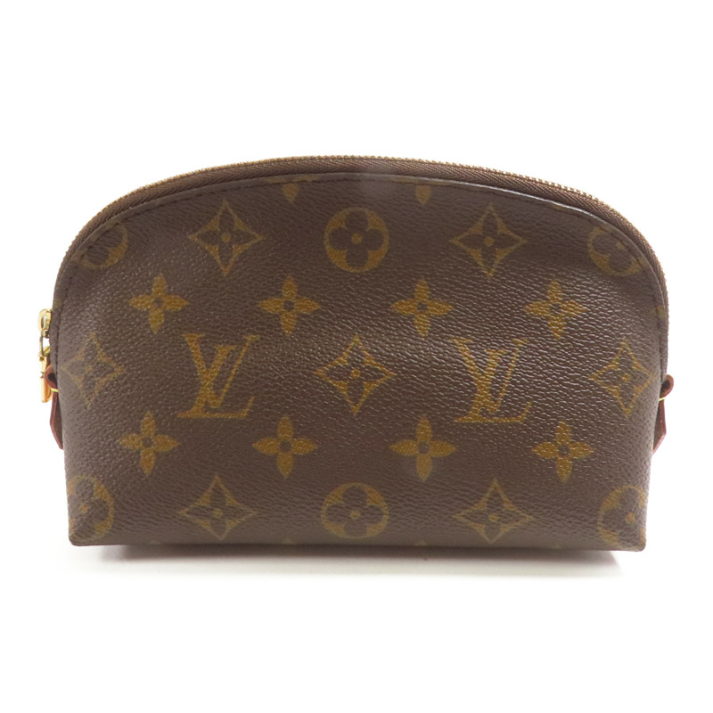 LOUIS VUITTON Monogram Cosmetic Pouch手拿包棕色-2