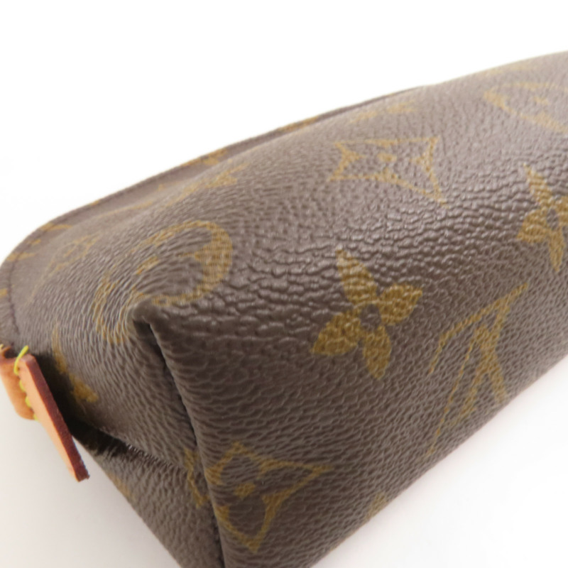 LOUIS VUITTON Monogram Cosmetic Pouch手拿包棕色-9