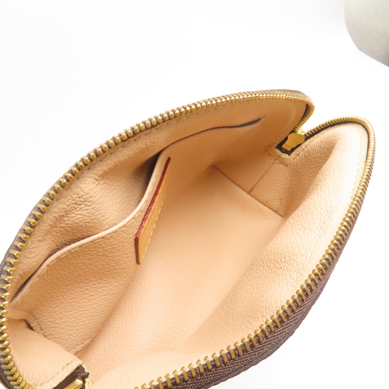 LOUIS VUITTON Monogram Cosmetic Pouch手拿包棕色-13
