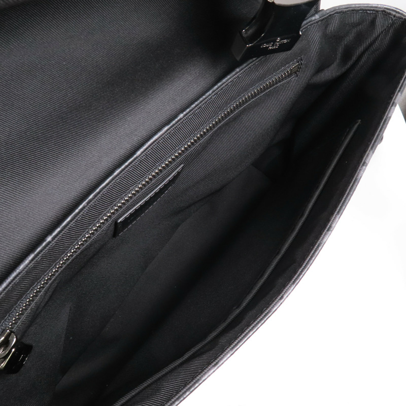 LOUIS VUITTON Monogram Eclipse Messenger PM Voyager銀扣肩背袋-11