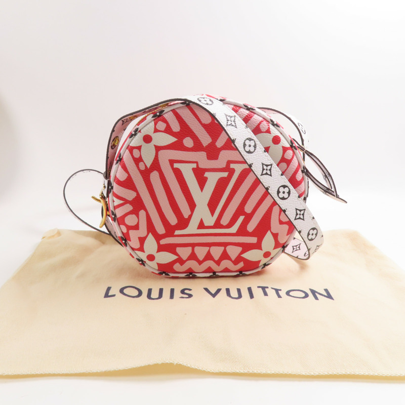 LOUIS VUITTON Monogram Giant Crafty Boite Chapoe Soupe金扣肩背袋-12