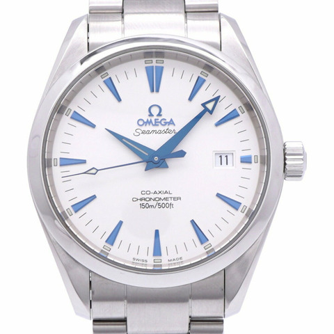 類似新品歐米茄海馬Aqua Terra同軸2503.33自動手錶不銹鋼銀色/藍色0969歐米茄男士