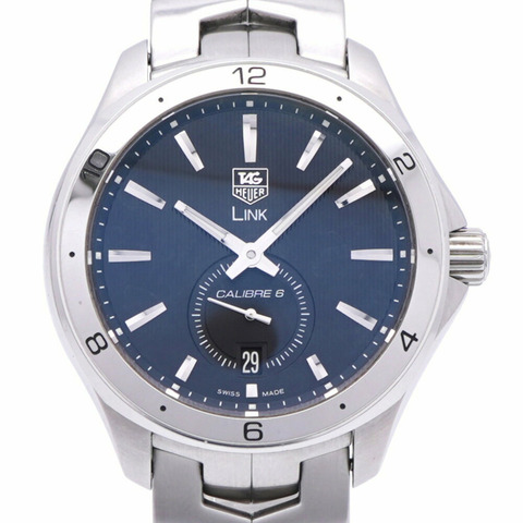泰格豪雅 Link Calibre 6 WAT2110.BA0950 自動腕錶不鏽鋼黑色錶盤 0962TAG HEUER 男式