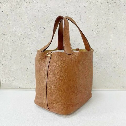 Hermes picotin22 金棕金扣