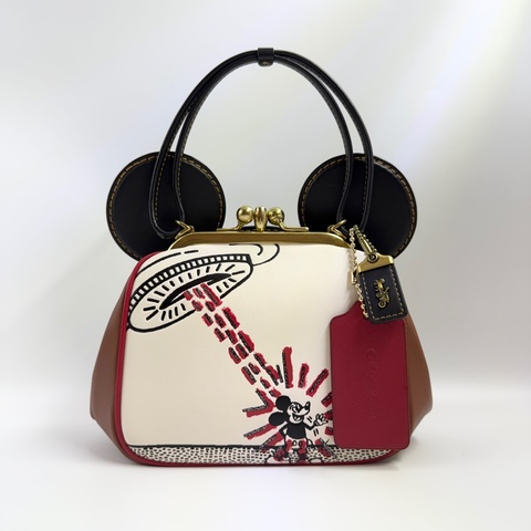 COACH迪士尼米老鼠 × Keith Haring斜背包