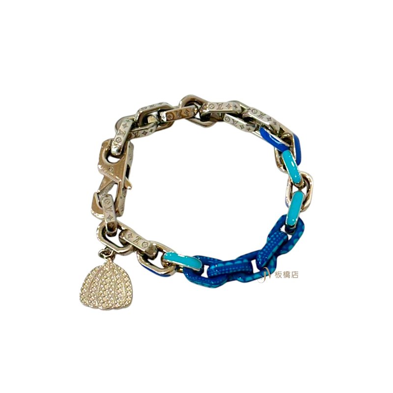 LV手鍊 草間彌生聯名金屬鏈環印花南瓜掛飾手?M0977M-0