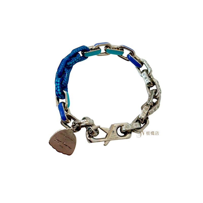 LV手鍊 草間彌生聯名金屬鏈環印花南瓜掛飾手?M0977M-1