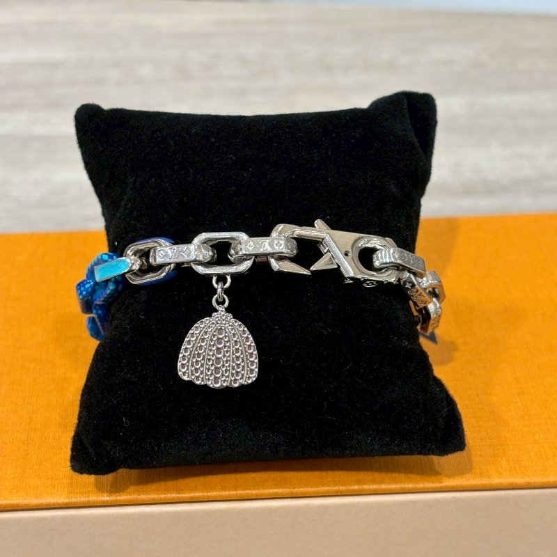 LV手鍊 草間彌生聯名金屬鏈環印花南瓜掛飾手?M0977M-6