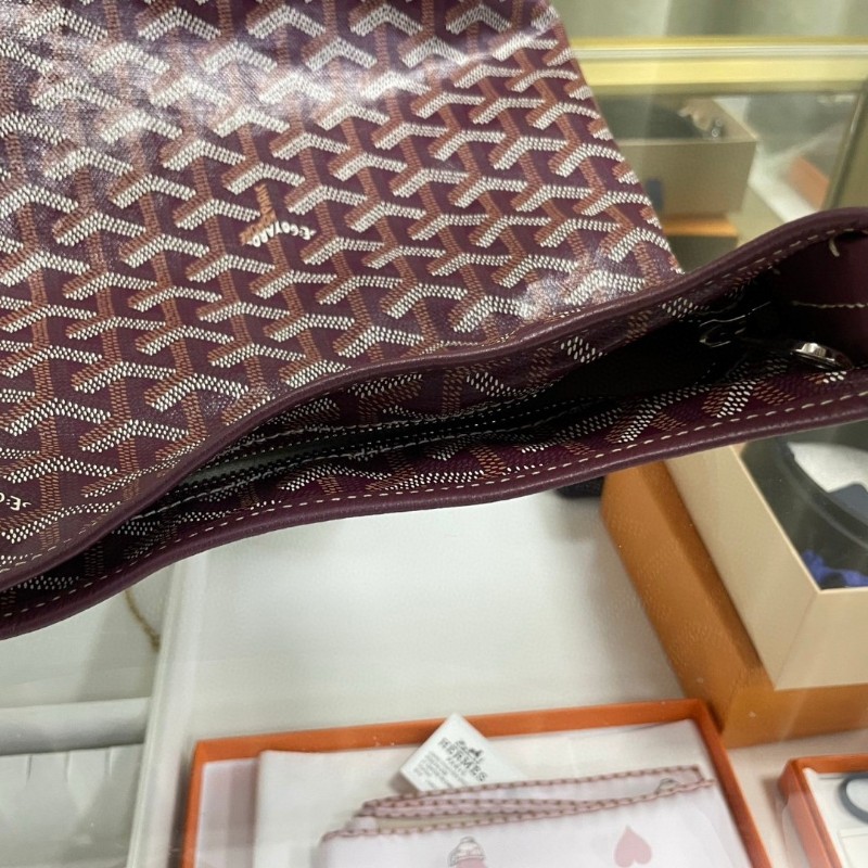 Goyard hobo 酒紅色-5
