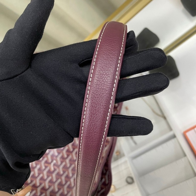 Goyard hobo 酒紅色-6