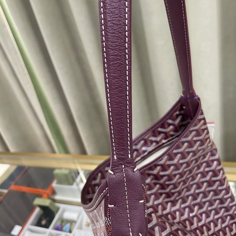 Goyard hobo 酒紅色-8