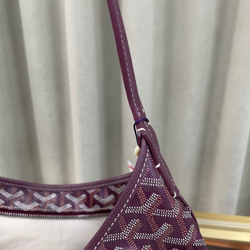 Goyard hobo 酒紅色-9