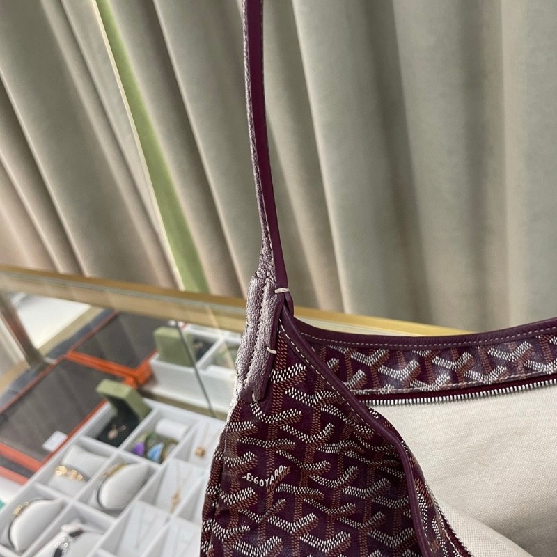 Goyard hobo 酒紅色-10