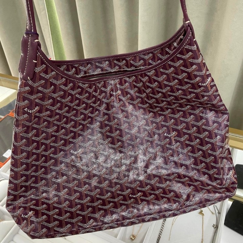 Goyard hobo 酒紅色-13