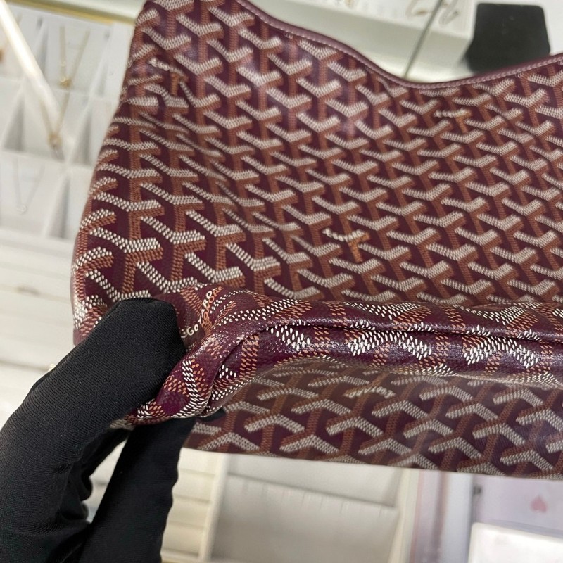 Goyard hobo 酒紅色-19