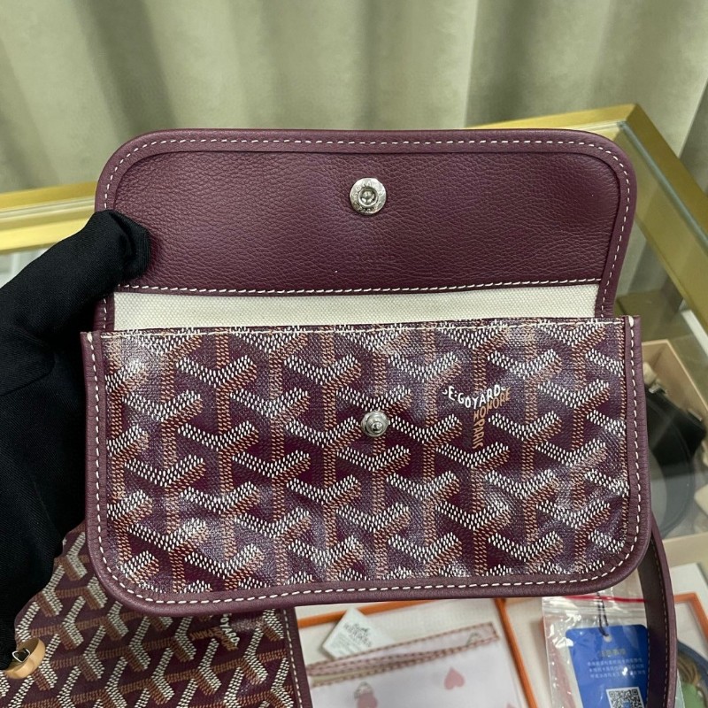 Goyard hobo 酒紅色-24