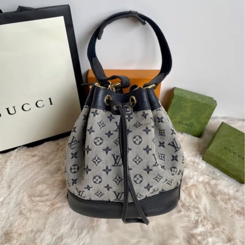 LV 單寧 mini noe 水桶包