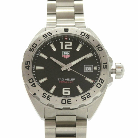 泰格豪雅 Formula 1 WAZ1112 SS 黑色石英腕錶錶盤 1579TAG HEUER