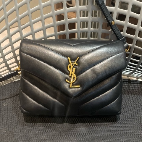 YSL LOULOU TOY BAG 小方胖 黑金